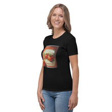 Load image into Gallery viewer, Camiseta para mujer Tomato Tin negro Perfecto