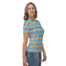 Load image into Gallery viewer, Camiseta para mujer Izaro Idara azul cielo profundo
