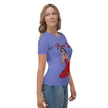 Load image into Gallery viewer, Camiseta para mujer Adrienne azul pizarra