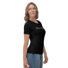 Load image into Gallery viewer, Camiseta para mujer básica negra
