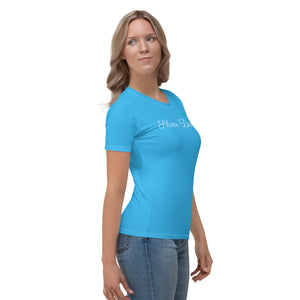 Camiseta para mujer azul profundo