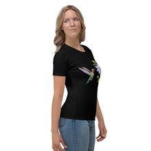 Load image into Gallery viewer, Camiseta para mujer Ensley negro