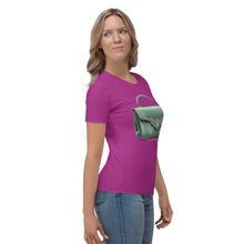 Load image into Gallery viewer, Camiseta para mujer Anka red violet star
