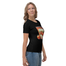 Load image into Gallery viewer, Camiseta para mujer Tomato Tin negro Perfecto