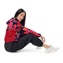 Load image into Gallery viewer, Cortavientos crop para mujer Hibisco