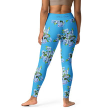 Load image into Gallery viewer, Leggings de yoga Xenia  Idara azul cielo profundo
