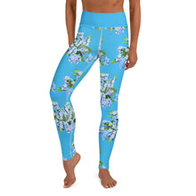 Load image into Gallery viewer, Leggings de yoga Xenia  Idara azul cielo profundo