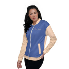 Load image into Gallery viewer, Chaqueta bomber unisex Nydia azul