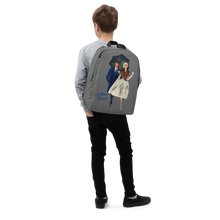 Cargar imagen en el visor de la galería, Mochila minimalista Eleonora gris