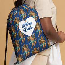 Load image into Gallery viewer, Mochila con cordones Deleite azul cerúleo oscuro Celestial