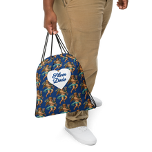 Load image into Gallery viewer, Mochila con cordones Deleite azul cerúleo oscuro Celestial