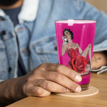 Load image into Gallery viewer, Vaso de cerveza Adrienna rojo violeta medio