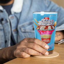 Load image into Gallery viewer, Vaso de cerveza Helado azul cielo profundo