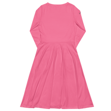 Load image into Gallery viewer, Vestido midi con manga larga tickle me pink