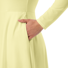 Load image into Gallery viewer, Vestido midi con manga larga cumulus