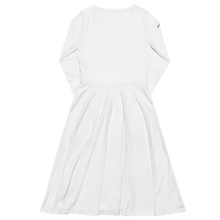Load image into Gallery viewer, Vestido midi con manga larga blanco