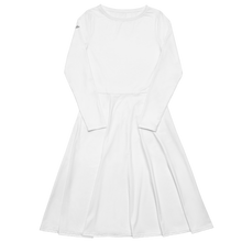 Load image into Gallery viewer, Vestido midi con manga larga blanco