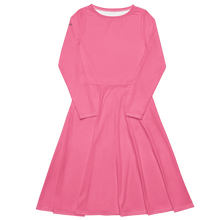 Load image into Gallery viewer, Vestido midi con manga larga tickle me pink