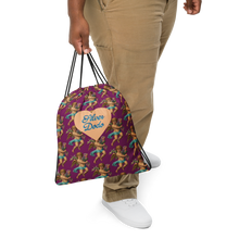 Load image into Gallery viewer, Mochila con cordones Deleite berenjena Celestial