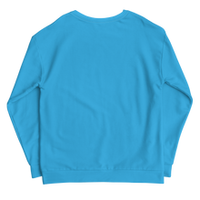 Load image into Gallery viewer, Sudadera unisex Amarilis Labios azul cielo profundo