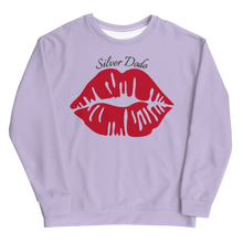 Load image into Gallery viewer, Sudadera unisex Amarilis Labios morado claro