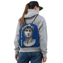 Load image into Gallery viewer, Mochila con cordones David azul cerúleo
