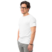 Load image into Gallery viewer, Camiseta premium de algodón para hombre blanco
