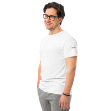 Load image into Gallery viewer, Camiseta premium de algodón para hombre blanco