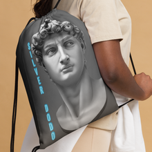 Load image into Gallery viewer, Mochila con cordones David gris