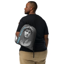 Load image into Gallery viewer, Mochila con cordones David gris