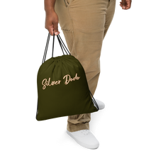 Load image into Gallery viewer, Mochila con cordones verde karaka