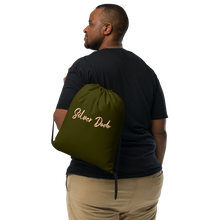 Load image into Gallery viewer, Mochila con cordones verde karaka