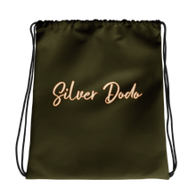 Load image into Gallery viewer, Mochila con cordones verde karaka