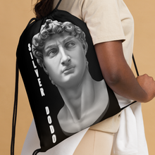 Load image into Gallery viewer, Mochila con cordones David negro