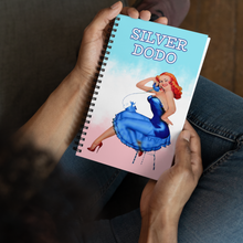 Load image into Gallery viewer, Libreta de puntos Estefanía rosa y azul