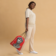 Load image into Gallery viewer, Mochila con cordones David rojo