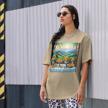 Load image into Gallery viewer, Camiseta oversize con efecto desgastado Sunrise Citrus