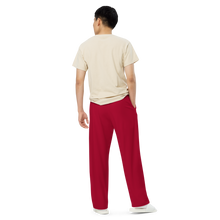 Load image into Gallery viewer, Pantalón ancho unisex carmine