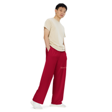 Load image into Gallery viewer, Pantalón ancho unisex carmine