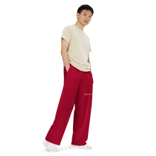 Load image into Gallery viewer, Pantalón ancho unisex carmine
