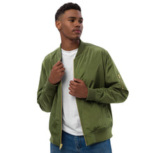 Load image into Gallery viewer, Chaqueta bomber reciclada premium "I am my religion" unisex Perfecto