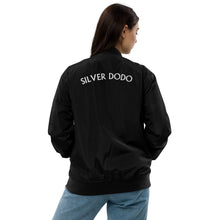 Load image into Gallery viewer, Chaqueta bomber reciclada premium bordado trasero blanco