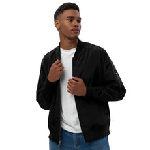 Load image into Gallery viewer, Chaqueta bomber reciclada premium bordado trasero blanco