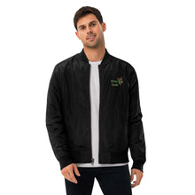Load image into Gallery viewer, Chaqueta bomber reciclada premium bordado frontal verde Perfecto