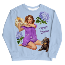 Load image into Gallery viewer, Sudadera unisex Ona azul hawkes