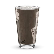 Load image into Gallery viewer, Vaso de cerveza Poker sepia