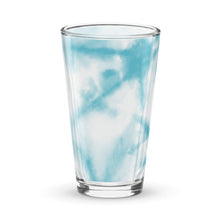 Load image into Gallery viewer, Vaso de cerveza tie-dye azul ligero