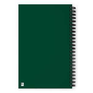 Libreta de notas con espiral Geri verde británico