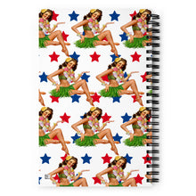 Load image into Gallery viewer, Libreta de notas con espiral Hawai estrellas