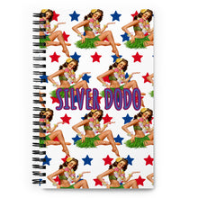 Load image into Gallery viewer, Libreta de notas con espiral Hawai estrellas